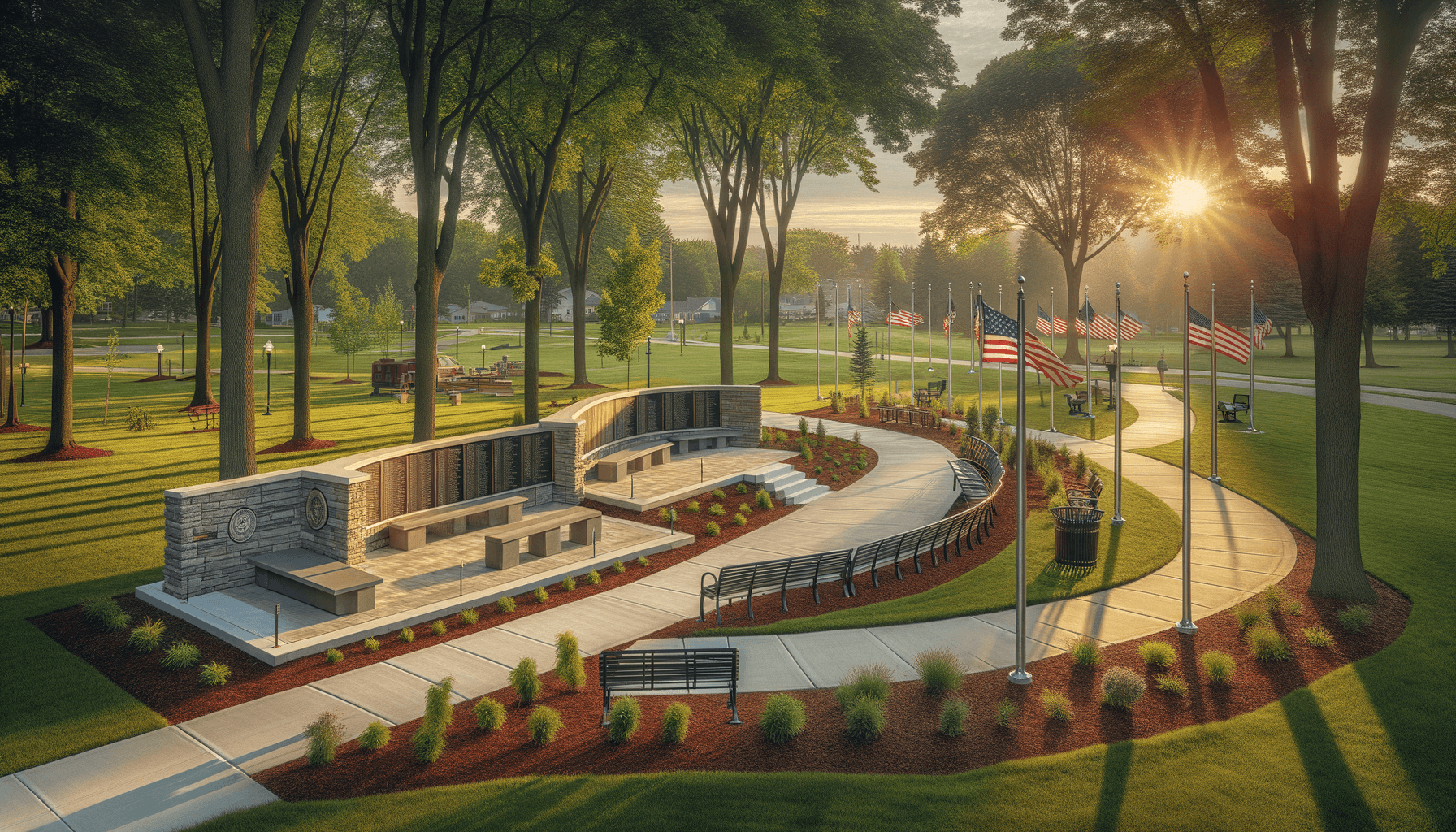 North Olmsted Seeks $241K State Grant to Modernize Veterans Memorial at Community Park