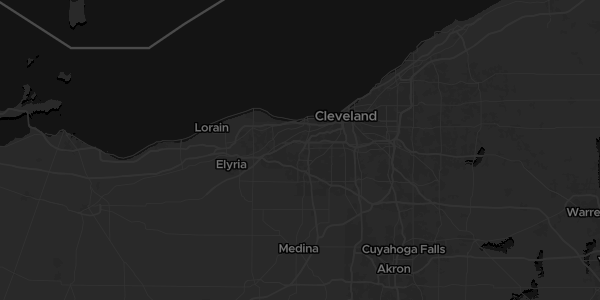 Northeast Ohio basemap